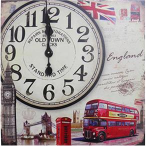 Relogio de Parede Grande Vintage Retro Decoracao Inglaterra (XIN-05)