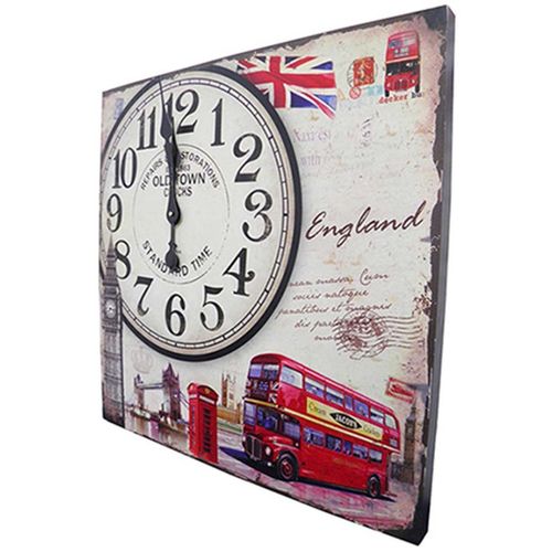 Relogio de Parede Grande Vintage Retro Decoracao Londres