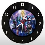 Relógio de Parede - Guardiões Da Galáxia - em Disco de Vinil - Marvel Comics - Mr. Rock