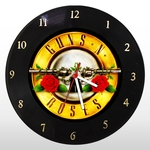 Relógio de Parede - Guns N Roses - em Disco de Vinil - Mr. Rock – Banda Música Hard Rock