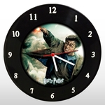 Relógio de Parede - Harry Potter - em Disco de Vinil - Mr. Rock - Cinema