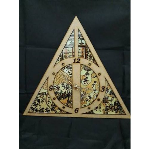 Relógio de Parede Harry Potter em MDF