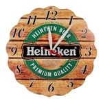 Relógio de parede Heineke Bar lazer bebida