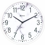 Relógio de Parede Herweg Branco Mármore 26CM 660083-021