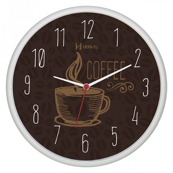 Relógio De Parede Herweg Coffee Personalizado 660014-021