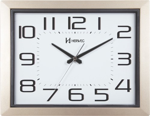 Relógio de Parede Herweg/quartz 6449-067 (Champanhe)