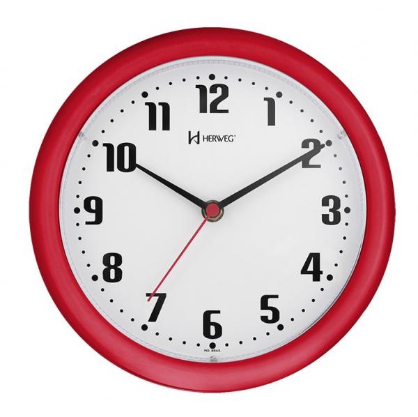 Relógio de Parede Herweg Vermelho Pantone 6102-269