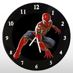 Relógio de Parede - Homem Aranha - em Disco de Vinil - Marvel Comics - Mr. Rock