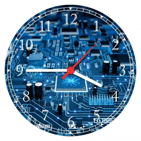 Relógio de Parede Informática Números Binário Salas Decorações - Vital Quadros
