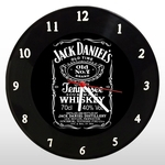 Relógio de Parede - Jack Daniels - em Disco de Vinil - Mr. Rock – Whisky