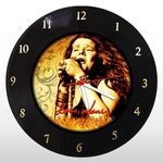 Relógio de Parede - Janis Joplin - em Disco de Vinil - Mr. Rock – Rainha do Rock