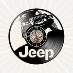 Relógio de Parede jeep Carros Trilhas Aventuras Disco Vinil LP