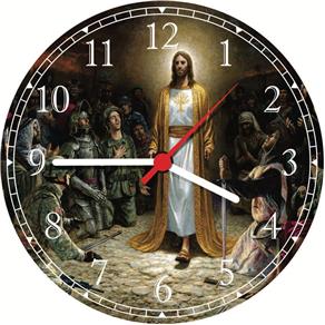 Relógio de Parede Jesus Cristo Religiosidade Decorar