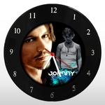 Relógio de Parede - Jhonny Depp - em Disco de Vinil - Mr. Rock - Ator