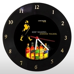 Relógio de Parede - Johnnie Walker - em Disco de Vinil - Mr. Rock – Whisky