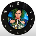 Relógio de Parede - Katy Perry - em Disco de Vinil - Mr. Rock – Cantora Pop