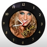 Relógio de Parede - Kesha - em Disco de Vinil - Mr. Rock – Cantora Pop