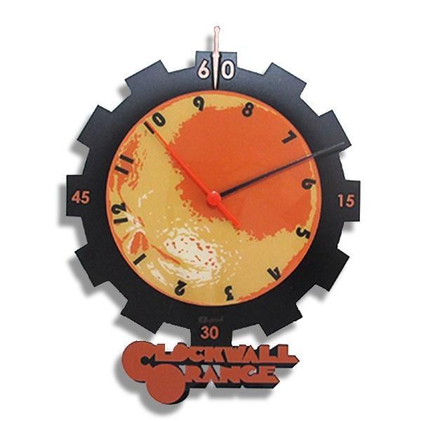 Relógio de Parede Laranja Clock - Fábrica Geek