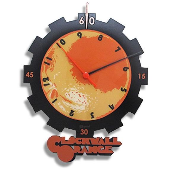 Relógio de Parede Laranja Clock - Geek10
