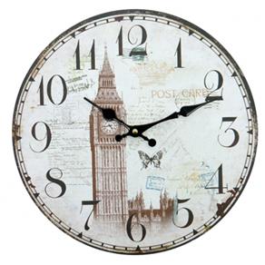 Relógio de Parede London em MDF 34cm - The Home