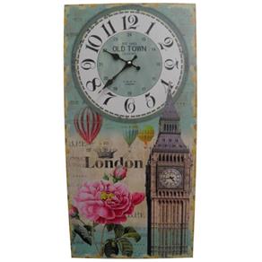 Relogio de Parede Londres Vintage Retro para Decoracao