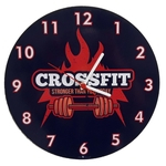 Relogio de Parede Madeira Crossfit 30x30cm - Carisma