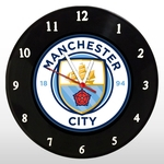 Relógio de Parede - Manchester City - em Disco de Vinil - Mr. Rock – Premier League