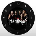 Relógio de Parede - Manowar - em Disco de Vinil - Mr. Rock – Heavy Metal