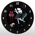 Relógio de Parede - Marilyn Manson - em Disco de Vinil - Mr. Rock – Rock