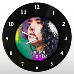 Relógio de Parede - Marisa Monte - em Disco de Vinil - Mr. Rock - Mpb
