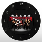 Relógio de Parede - Massacration - em Disco de Vinil - Mr. Rock - Metal Cômico