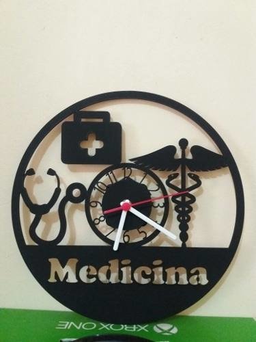 Relógio de Parede Medicina em Mdf