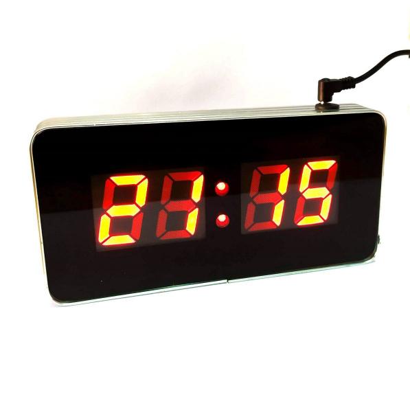 Relógio de Parede Médio Digital Led Hora Luatek Lk-1018