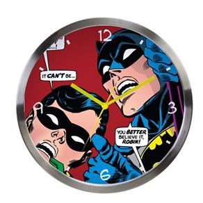 Relógio de Parede Metal - DC Batman e Robin UP