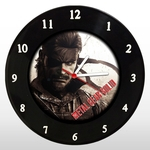 Relógio de Parede - Metal Gear Solid - em Disco de Vinil - Mr. Rock - Game