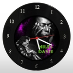 Relógio de Parede - Miles Davis - em Disco de Vinil - Mr. Rock – Jazz