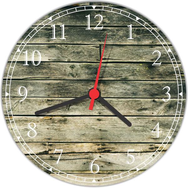 Relógio de Parede Modelo Rústico Decorar - Vital Quadros