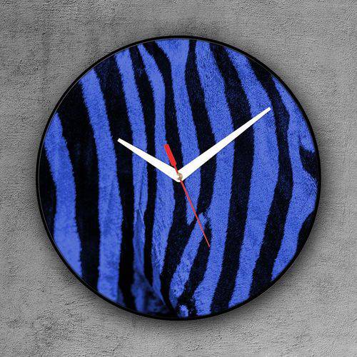 Relógio de Parede Moderno, Criativo e Diferente | Textura de Zebra