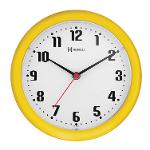 Relógio De Parede Moderno Herweg Amarelo 6102-268