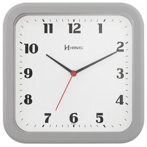 Relógio de Parede Moderno Herweg Cinza 6145-24