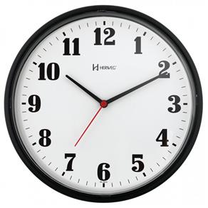 Relógio de Parede Moderno Herweg Preto 6126-34