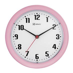 Relógio de Parede Moderno Herweg Rosa Baby 6102-36