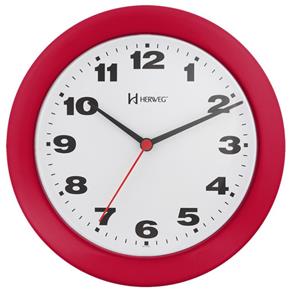 Relógio de Parede Moderno Herweg Vermelho Pantone 6103-269