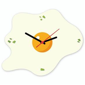 Relógio de Parede Moderno Ovo Frito
