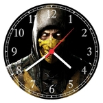 Relógio De Parede Mortal Kombat Scorpion Game Jogos