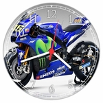 Relógio De Parede Moto Yamaha Motovelocidade Decorações