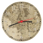 Relógio De Parede Nações Mapa Mundo Países Continentes Decorações