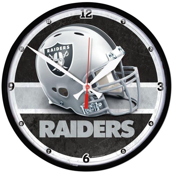 Relógio de Parede NFL Oakland Raiders 32cm - Wincraft