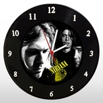 Relógio de Parede - Nirvana - em Disco de Vinil - Mr. Rock