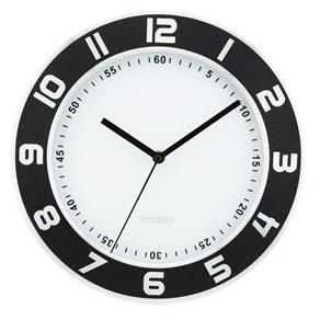 Relógio de Parede Números Grandes em Alumínio Ø30cm